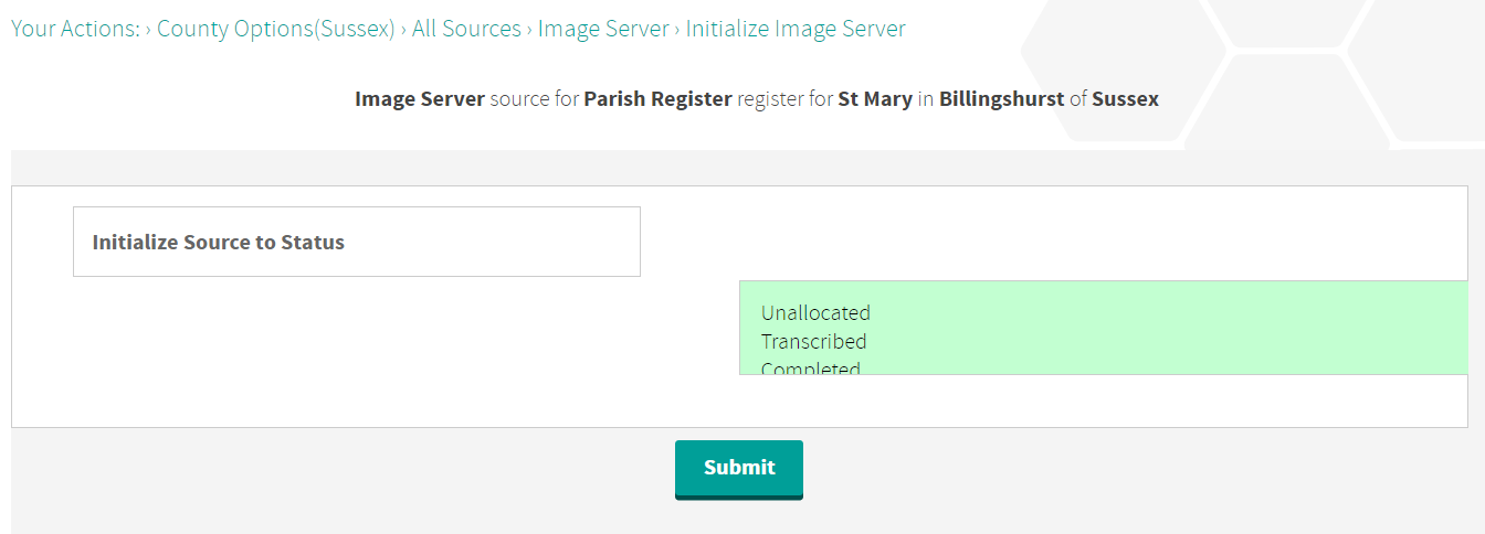 Initialize Source Initialize Source