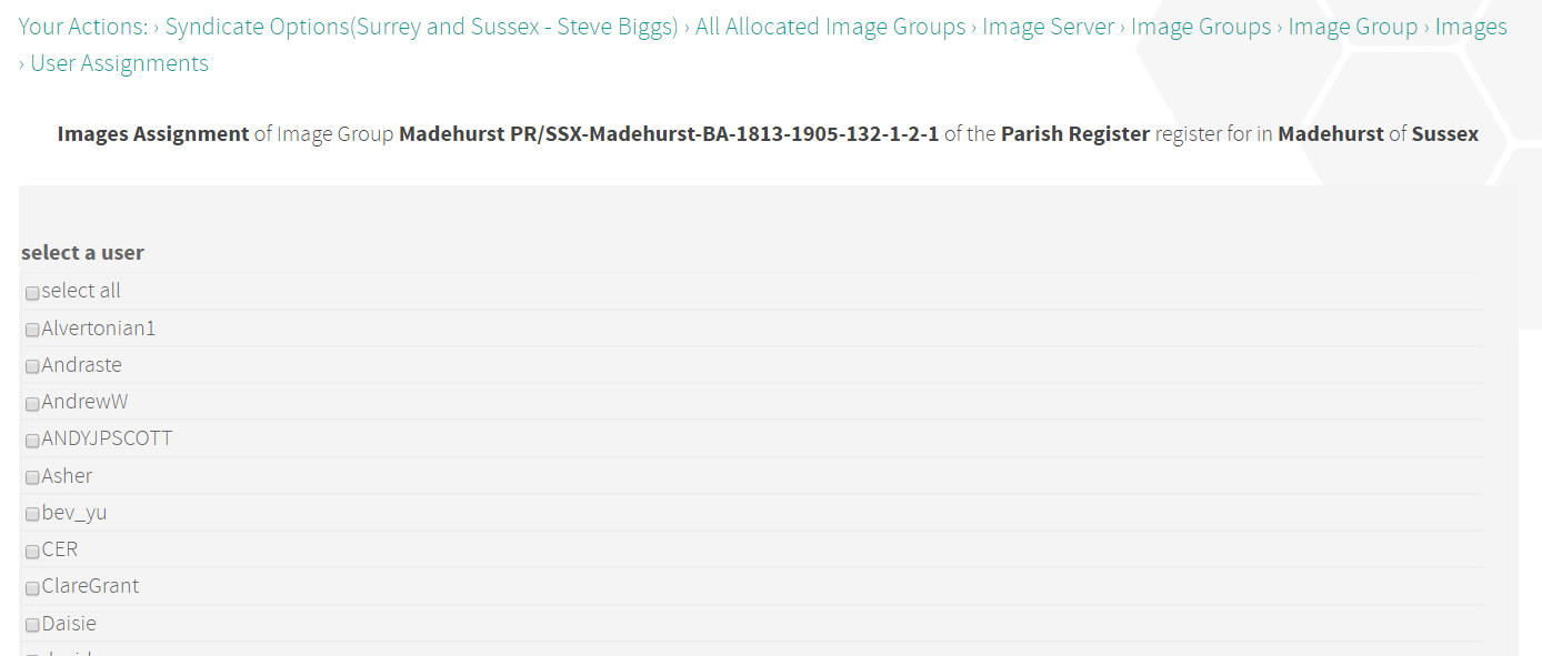 List assignments by userid List assignments by userid
