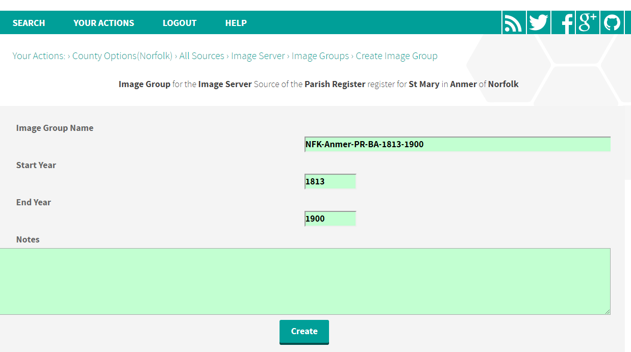 Create Image Group Create Image Group